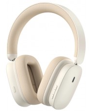 Навушники з мікрофоном Baseus Bowie H1 Noise-Cancellation Wireless Headphones Creamy-White (NGTW230202)