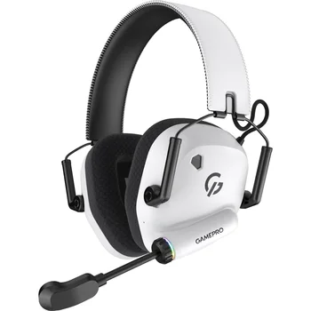 Навушники з мікрофоном GamePro Genesis Mercury Pro 3-Mode White (HSW120W)
