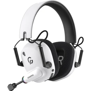 Навушники з мікрофоном GamePro Genesis Mercury Pro 3-Mode White (HSW120W)