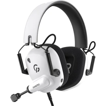 Навушники з мікрофоном GamePro Genesis Mercury White (HS120W)
