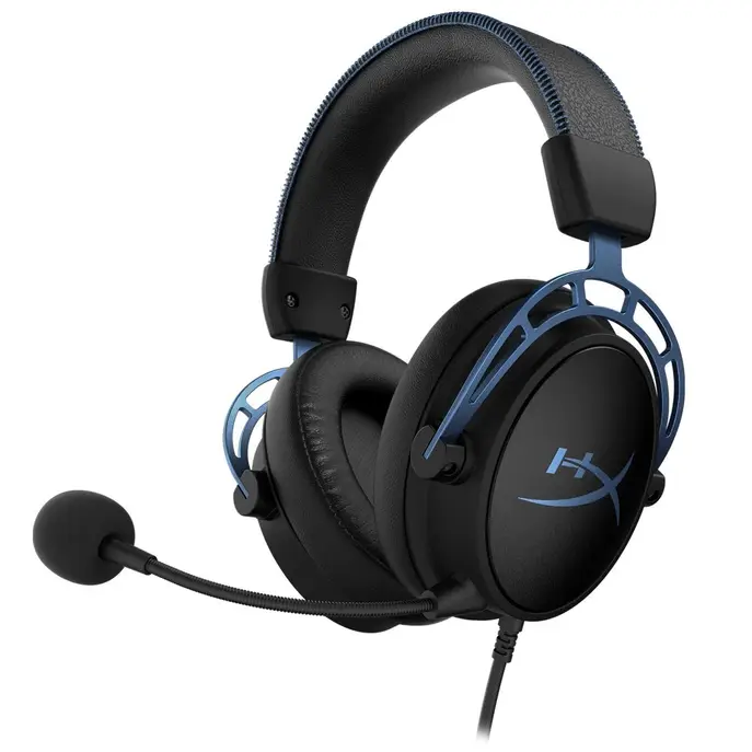 Навушники з мікрофоном HyperX Cloud Alpha S Blue (HX-HSCAS-BL)