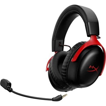 Навушники з мікрофоном HyperX Cloud III S Wireless Red (A59Z0AA)
