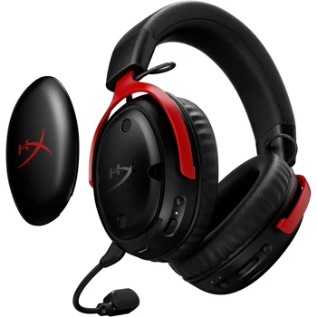 Навушники з мікрофоном HyperX Cloud III S Wireless Red (A59Z0AA)