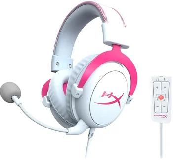 Навушники з мікрофоном HyperX Cloud II Pink (KHX-HSCP-PK)