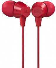 Навушники з мікрофоном JBL C50HI Red (JBLC50HIRED)