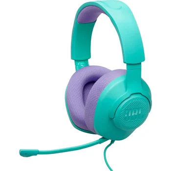Навушники з мікрофоном JBL Quantum 100M2 Cyan (JBLQTUM100M2CYN)