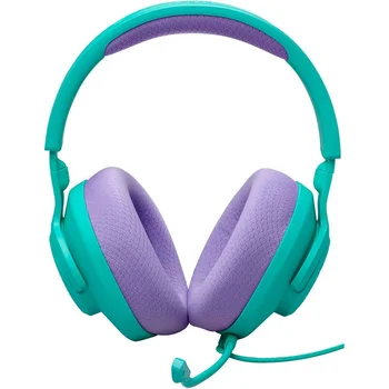 Навушники з мікрофоном JBL Quantum 100M2 Cyan (JBLQTUM100M2CYN)