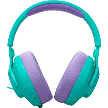 Навушники з мікрофоном JBL Quantum 100M2 Cyan (JBLQTUM100M2CYN)