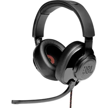 Наушники с микрофоном JBL Quantum 200 Black (JBLQUANTUM200BLK)