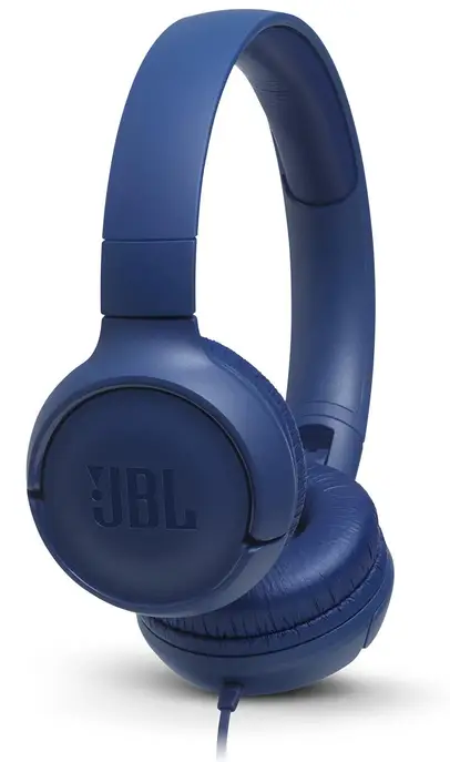 Наушники с микрофоном JBL T500 Blue (JBLT500BLU)