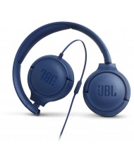 Навушники з мікрофоном JBL T500 Blue (JBLT500BLU) (UA)