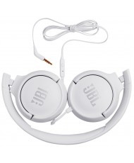 Навушники з мікрофоном JBL T500 White (JBLT500WHT)