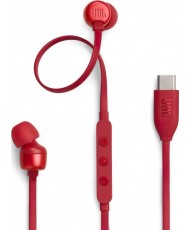 Навушники з мікрофоном JBL Tune 310C Red (JBLT310CRED)