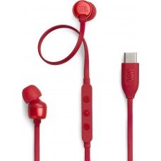 Навушники з мікрофоном JBL Tune 310C Red (JBLT310CRED)