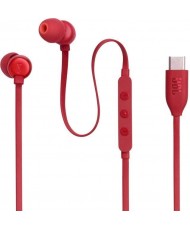 Навушники з мікрофоном JBL Tune 310C Red (JBLT310CRED)