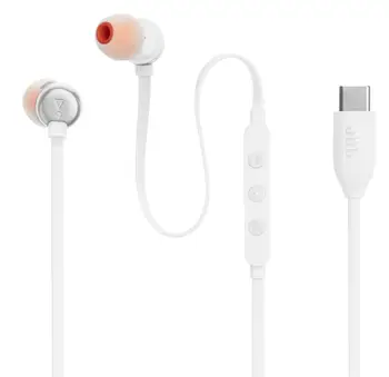 Наушники с микрофоном JBL Tune 310C White (JBLT310CWHT)