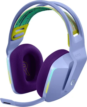 Наушники с микрофоном Logitech G733 Lightspeed Wireless RGB Lilac (981-000890)