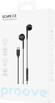 Наушники с микрофоном Proove Scape C3 Black (WESC00002001)