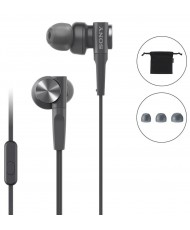 Наушники с микрофоном Sony MDR-XB55AP Black