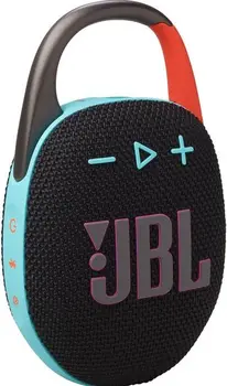 Портативна колонка JBL Clip 5 Black Orange (JBLCLIP5BLKOAM)