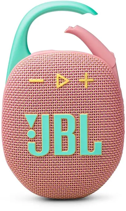 Портативная колонка JBL Clip 5 Pink (JBLCLIP5PINK) (UA)
