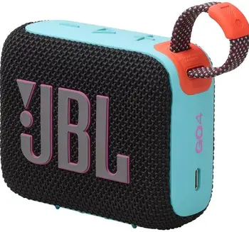 Портативная колонка JBL Go 4 Black Orange (JBLGO4BLKO)