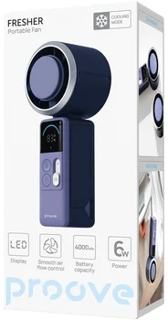Портативний вентилятор Proove Fresher Blue (PFFR04002008)