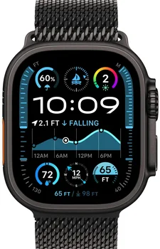 Ремінець Apple Milanese Loop Black Titanium для Watch 44/45/46/49mm - Medium (MXKG3)