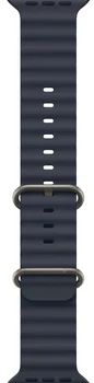 Ремінець Apple Ocean Band Navy - Natural Titanium Finish для Apple Watch 44/45/46/49mm (MXTH3)