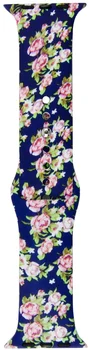Ремешок Apple Watch Silicone Print 42/44 Flowers 10