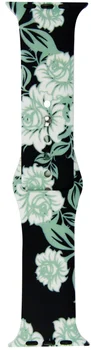 Ремешок Apple Watch Silicone Print 42/44 Flowers 4