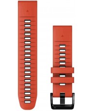 Ремінець Garmin QuickFit 22 Watch Bands Silicone - Flame Red/Graphite (010-13280-04)