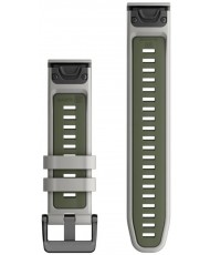 Ремінець Garmin QuickFit 22 Watch Bands Silicone - Fog Gray/Moss (010-13280-08)