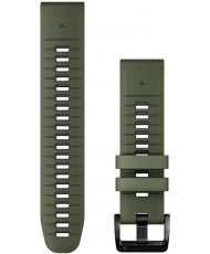 Ремінець Garmin QuickFit 22 Watch Bands Silicone - Moss/Graphite (010-13280-07)