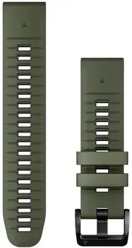 Ремешок Garmin QuickFit 22 Watch Bands Silicone - Moss/Graphite (010-13280-07)