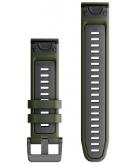 Ремешок Garmin QuickFit 22 Watch Bands Silicone - Moss/Graphite (010-13280-07)