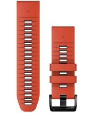 Ремінець Garmin QuickFit 26 Watch Bands Silicone - Flame Red/Graphite (010-13281-04)