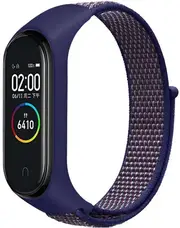 Ремінець Nylon New для Xiaomi Mi Band 3/4/5/6/7 Navy Blue