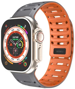 Ремінець WIWU Wi-WB016 Comfit Watch Band 42/44/45/49mm Grey-Orange