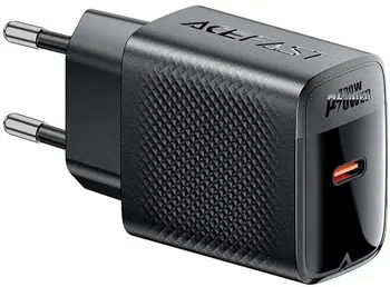 Сетевое зарядное устройство Acefast A102 30W GaN Black