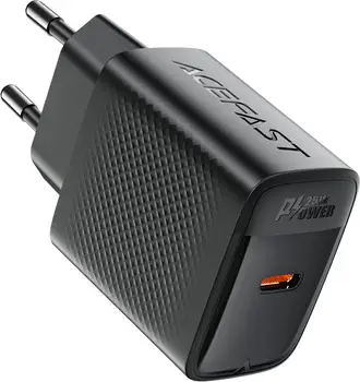 Сетевое зарядное устройство Acefast A104 25W GaN Black