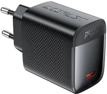 Сетевое зарядное устройство Acefast A112 GaN Black