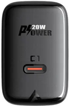 Сетевое зарядное устройство Acefast A1 Fast Charge Wall Charger 20W Black (AFA1B)