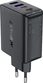 Мережевий зарядний пристрій Acefast A61 45W 2USB-C/2USB-A Black