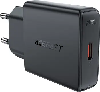 Сетевое зарядное устройство Acefast A65 20W USB-C Black