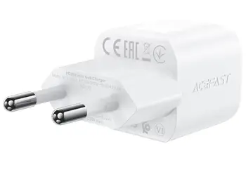 Сетевое зарядное устройство Acefast A73 Mini 20W GaN + USB Type-C to USB Type-C cable White (6974316282655)
