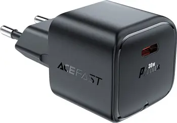 Сетевое зарядное устройство Acefast A77 mini 30W USB-C Black