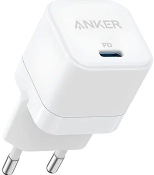 Мережевий зарядний пристрій Anker PowerPort III 20W Cube White (A2149G21)