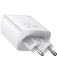 Сетевое зарядное устройство Baseus Compact Quick Charger 2U+C 30W White (CCXJ-E02)