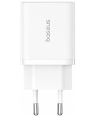 Сетевое зарядное устройство Baseus Cube Fast Charger C+U 30W EU Moon White (P10111404213-00)